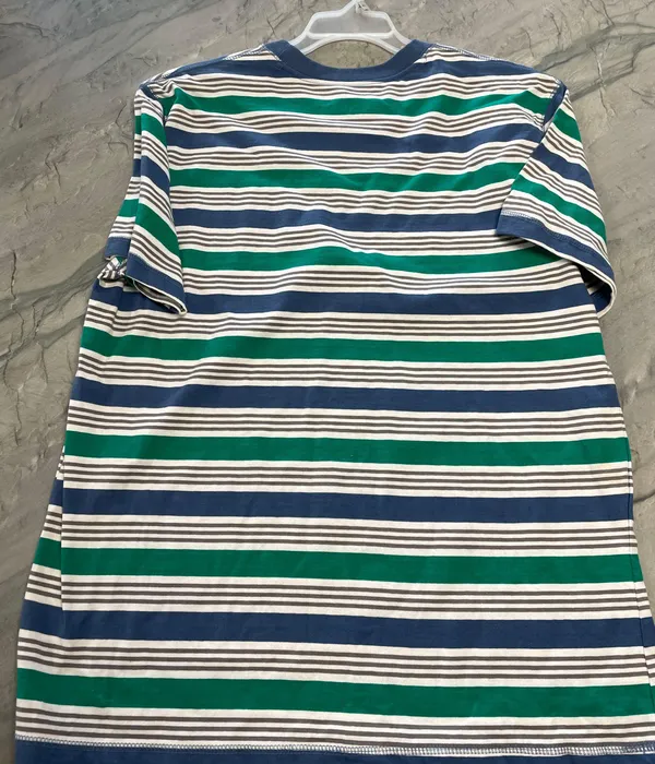 Retro Striped Short Sleeve T Shirt - Image 2