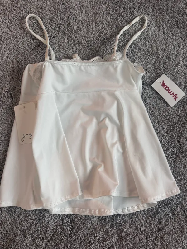 Gage white silk top  - Image 8