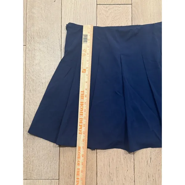 NEW JCrew Pleated Active Academic Preppy Skort Sz M Blue Performance Tennis‎ - Image 7