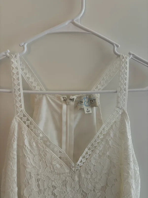 Jun & Ivy Lace White dress - Image 4