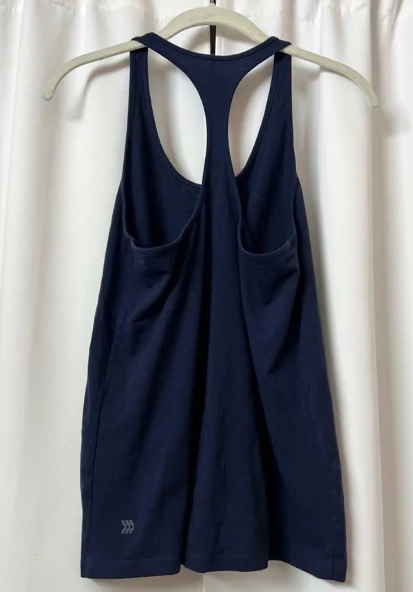 Target All in Motion Dark Blue Racerback Sleeveless Athletic Tank Top Extra Small - Image 3