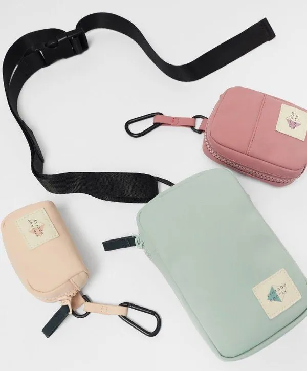 Zara Rubberized Charms/Crossbody bag/fanny bag NWT - Image 4