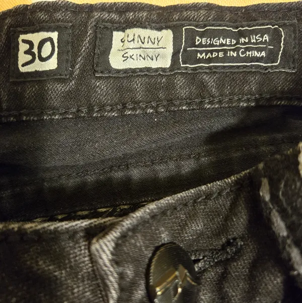 Miss Me Capri Sunny Skinny Black Denim Jeans Size 30 - Image 8