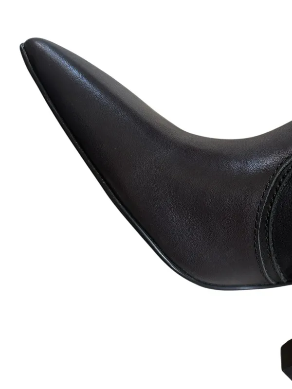 EUC Dolce Vita Leather Noraya Western Heeled Boots Black Size 7.5 - Image 6