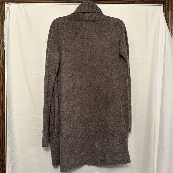 BAREFOOT DREAMS Size XS/Small Charcoal Gray Cozychic‎ Lite Cardigan Soft Pocket - Image 4