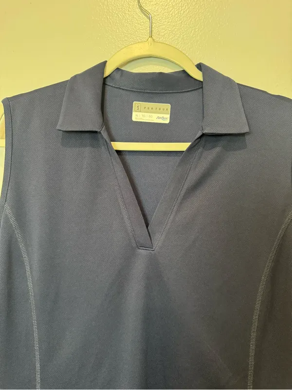 PGA TOUR Air Flux Womens Sleeveless Golf Dress Size XL Navy Blue Pockets - Image 5
