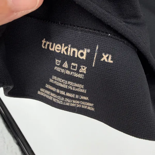 Truekind Supportive Comfort Wireless Shaping Bra Black Womens XL Seamless - Image 7