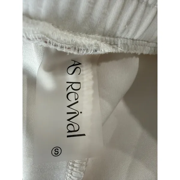 AS Revival Womens Wide Leg Lounge Pants Tan Space Dye Modal Blend Small NT-50274 - Image 4
