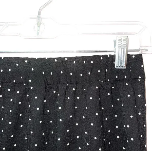 bp Polka Dot Mini Skirt Black & White High Rise Unlined - Image 7
