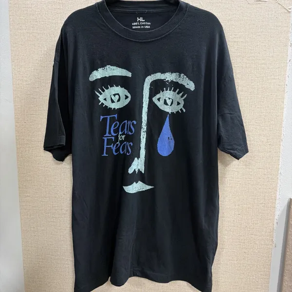 Tears for Fears Vinted Tee XL Black - Image 2