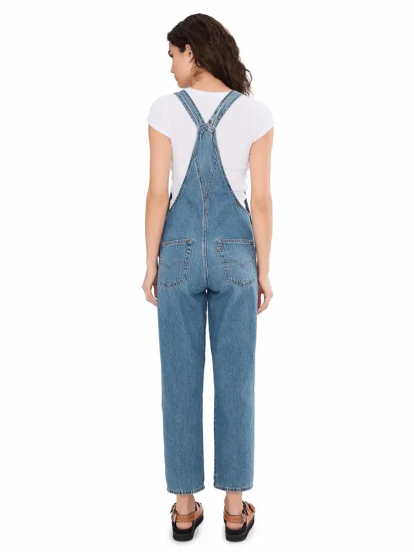Levi’s Women’s Vintage Jeans Cotton Denim Overalls in Medium Wash XS - Image 2