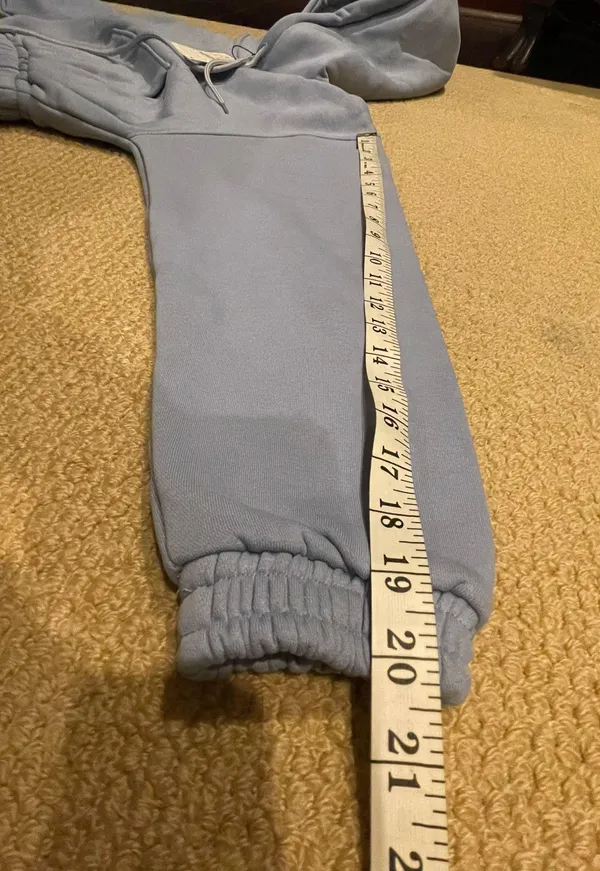 ZARA Sweatsuit Set With Hoodie And Wide Leg Size S - Image 6