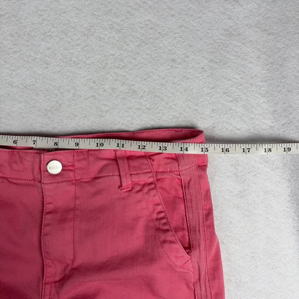 Risen Jeans Twill Jogger Pants Juniors 7/28 Pink RDP5242 Elastic Ankle Stretch - Image 5