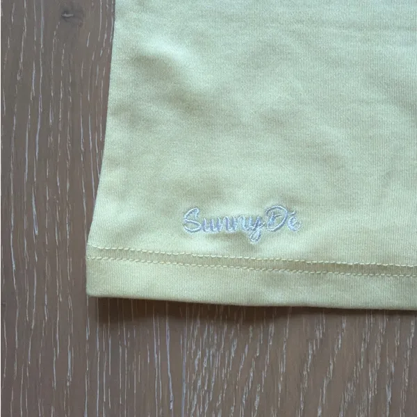 Sunny De Mini Baby Tee Size XS Yellow - Image 4
