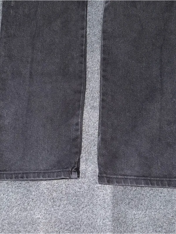VTG 80s 90s RoughRider Circle T Black High Rise Bareback Wedgie Cowgirl Jeans - Image 7