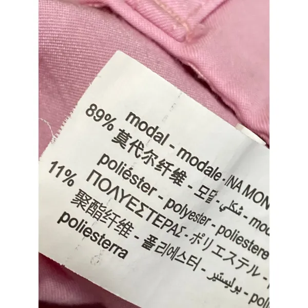 Zara Women's Pink High Waisted Pleated Wide Leg Baggy Trousers Pants Size M - Image 6