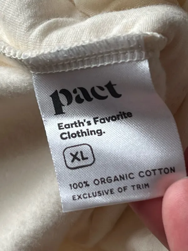 Pact • Women's Cream Elastic-Waist Jogger Pants - Image 5