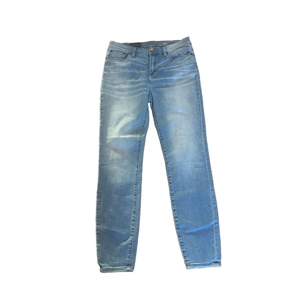J.CREW Lookout High Rise Crop Jeans Blue Light Wash Stretch Slim Fit Women’s - Image 4