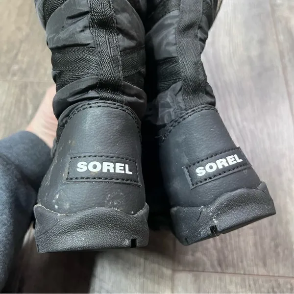 Sorel Women’s Whitney Tall Lace II Boot Black Waterproof Boots Women’s Size 5 - Image 5