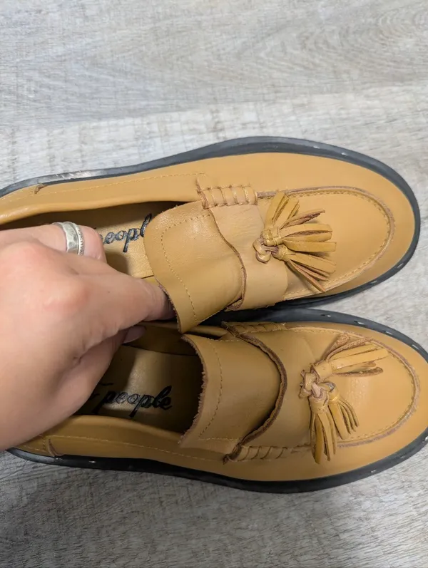 Free People Teagan Tassel Loafers Size 6.5 - Image 7