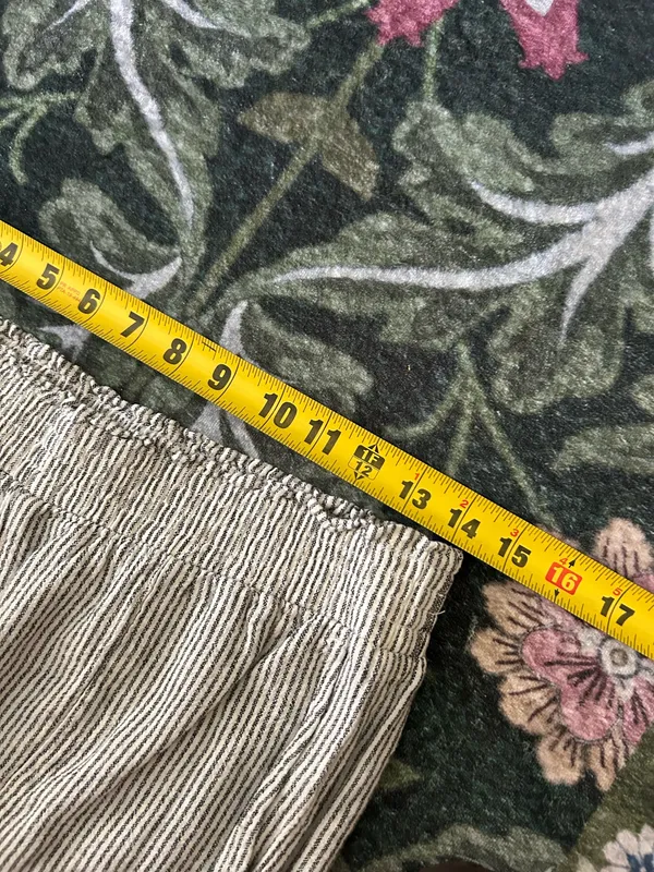 Wide leg striped pants Gray - Image 6
