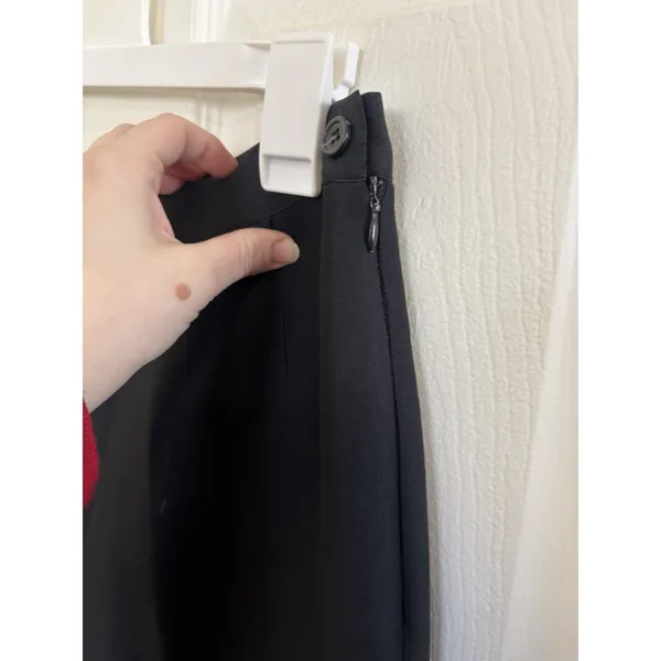 100% Silk Black Trouser Pants Size 10 Contemporary Minimalist Quiet Luxury - Image 8