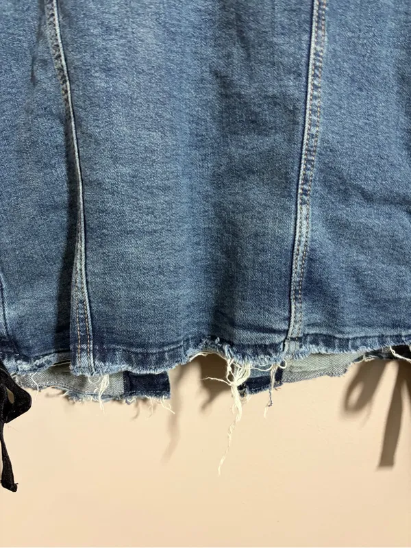 Maurice’s Denim Jean Jacket with side ties - Image 4