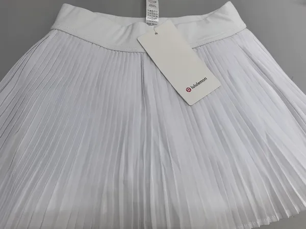 Lululemon RePleat High‑Rise Tennis Skirt White BNWT - Image 3