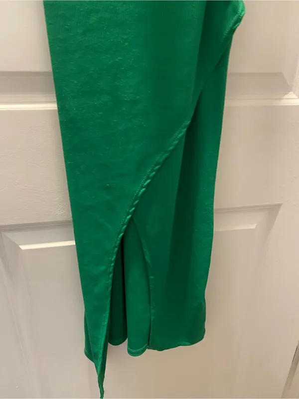 Green Maxi Dress Size S, With padded breast cups.. B-C Cup. - Image 4