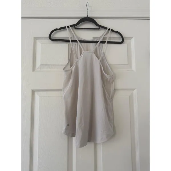 Lululemon White Racerback Tank Top size 6 - Image 2
