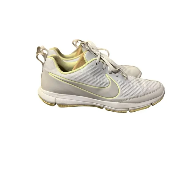 Nike Golf Shoes Womens 9.5 White Gray Lime AA1846-001 Spikeless Lace-Up - Image 12