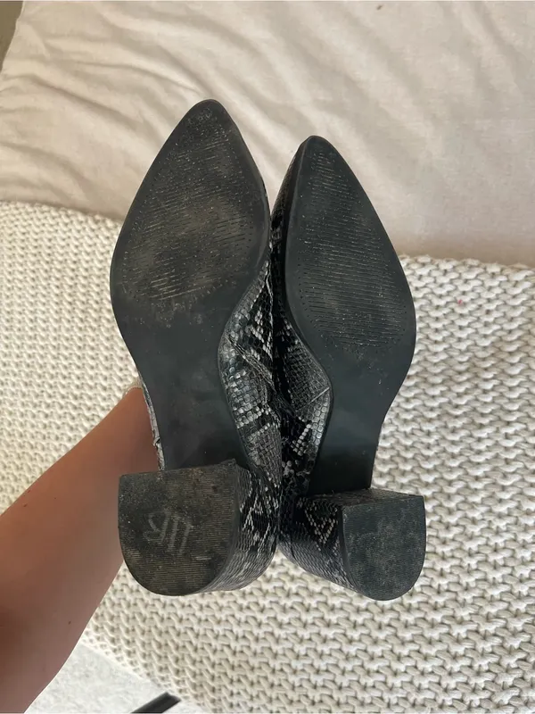 Madden Girl Snake Print Ankle Boots - Image 4