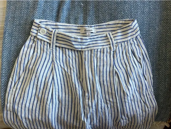Madewell Striped Linen Pants - Image 2