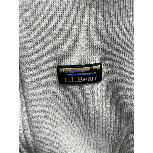 L.L.Bean Women’s Fleece Jacket Small Gray Full Zip Outdoor Casual - Image 5