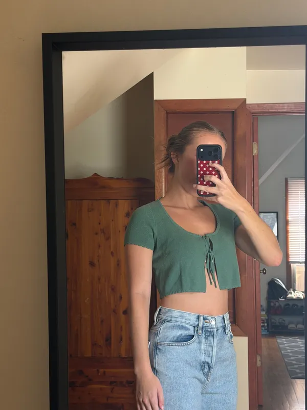 Green Tie PacSun Top - Image 2