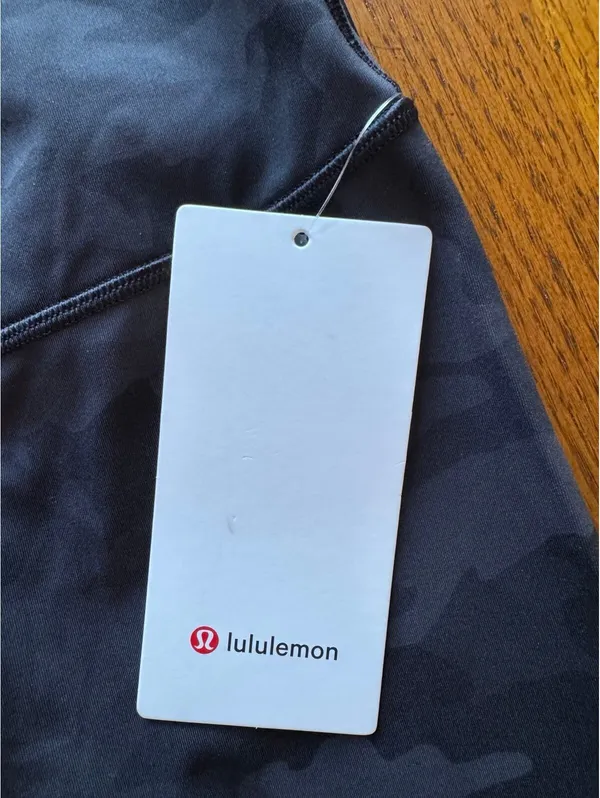 Lululemon Wunder Under High Rise 25” Heritage Camo Deep Coal Black Size 4 NWT - Image 5