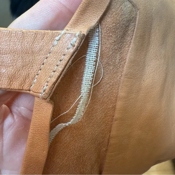 H&M Conscious Leather Corset‎ Crop Top Bralette size XS - Image 3