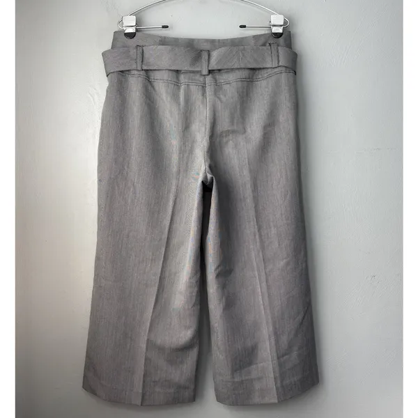 Adolfo Trouser Gauchos Pants Size 12 High Rise Career Wide Leg 90s Y2K Capris - Image 3