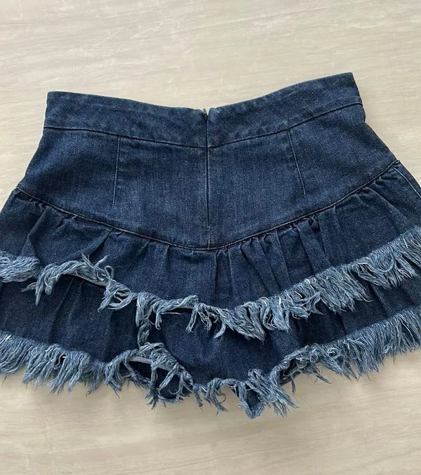 AC Rendon Jean Skort Size 2 - Image 2
