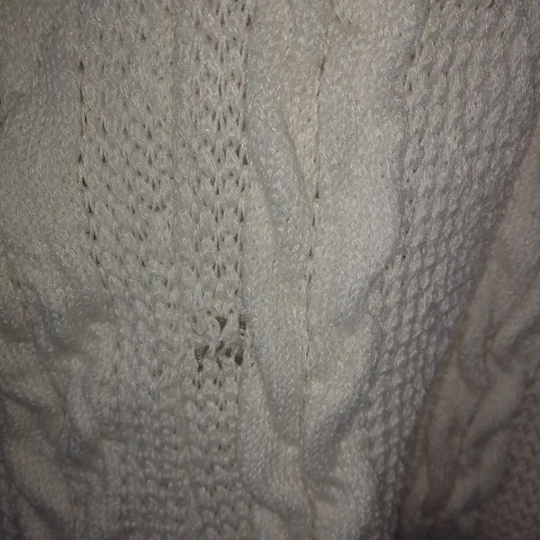 Reborn L Lagenlook Creme Vanilla Sweater Dress L - Image 6