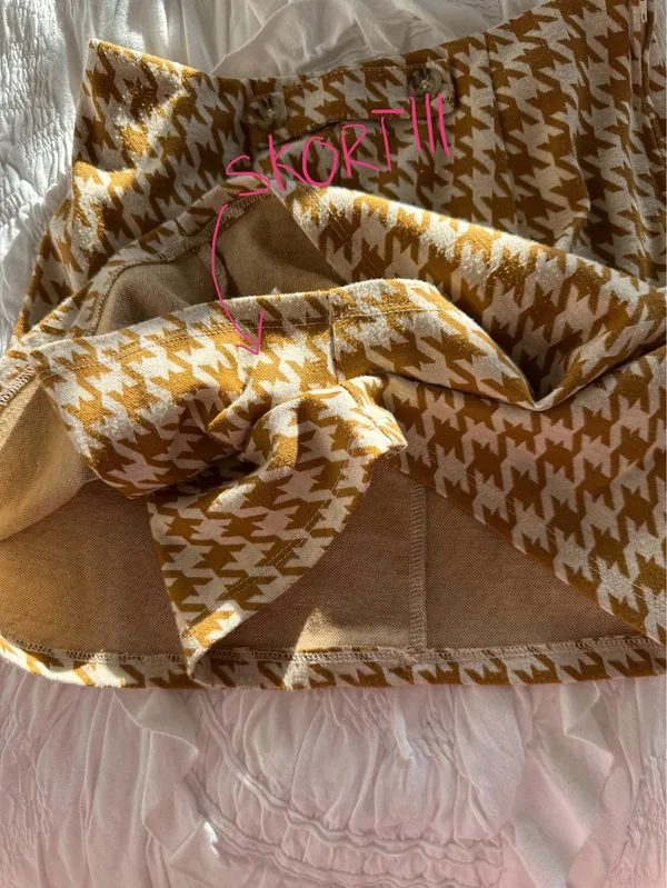 Altar'd State Houndstooth Skort - Image 3