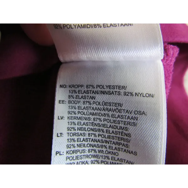 Salomon Full Zip Jacket Medium Pink Technical Hiking Running Fleece‎ Mid Layer - Image 3