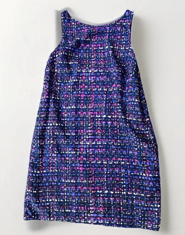 ALICE TRIXIE Women's 100% Silk‎ Casual Satin Summer Resort Shift Dress Size M - Image 2