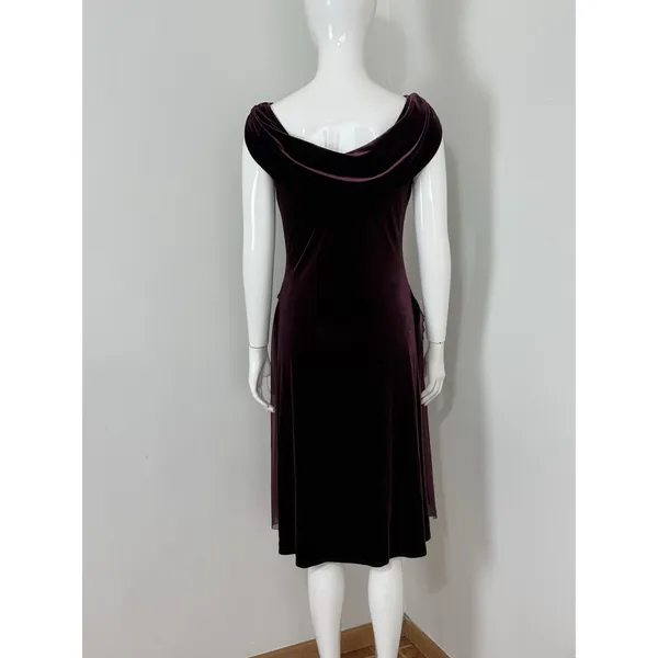 Weissman Adult Small Velvet Dance Costume Leotard Dress Ballet Aerial Skating - Image 2