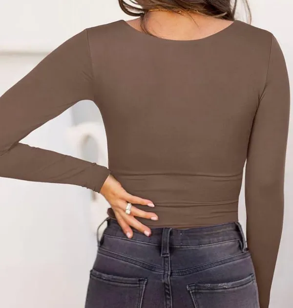 Brown Reoria Bodysuit - Image 2