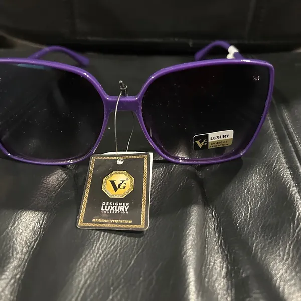Luxury Purple Sunglasses - Image 2