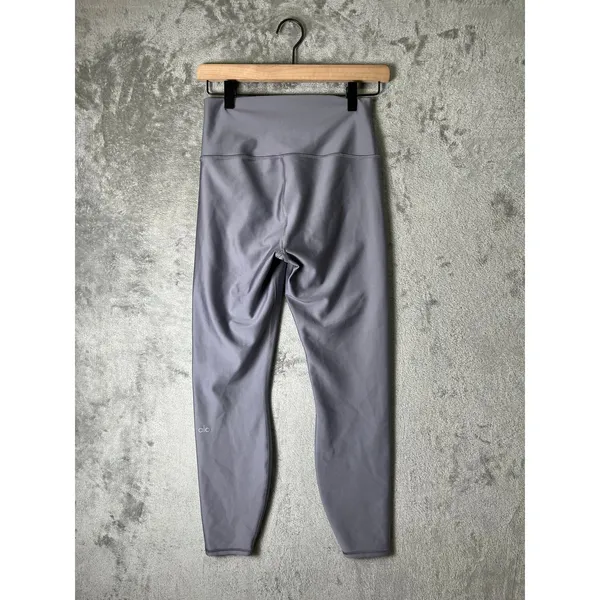 Alo Yoga Airlift High Waist Leggings Gray Sculpting Compression Activewear Med - Image 3