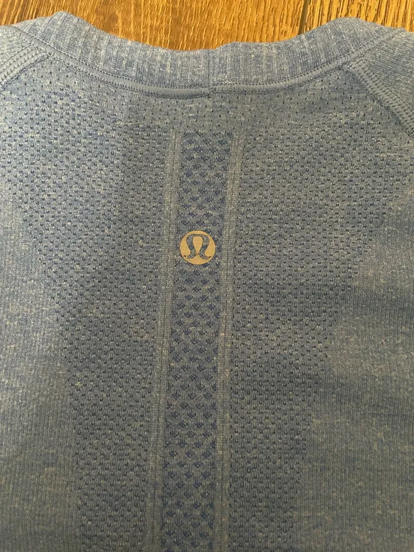 Blue Lululemon Swiftly Tech short Sleeve - Image 3