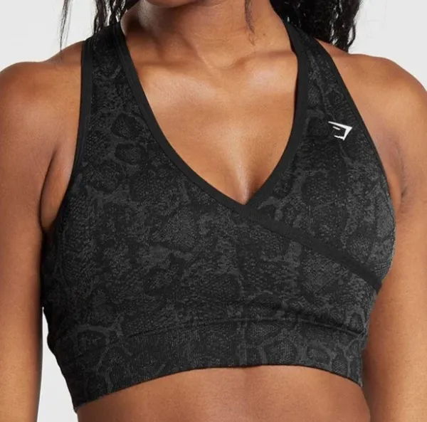 Gymshark Adapt Animal Seamless Sports Bra. Size Medium. New Without Tags. - Image 5