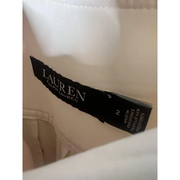 NWT! Lauren Ralph Lauren Wm 2 Paperbag Waist Wide Leg Cropped Culottes Old Money - Image 8